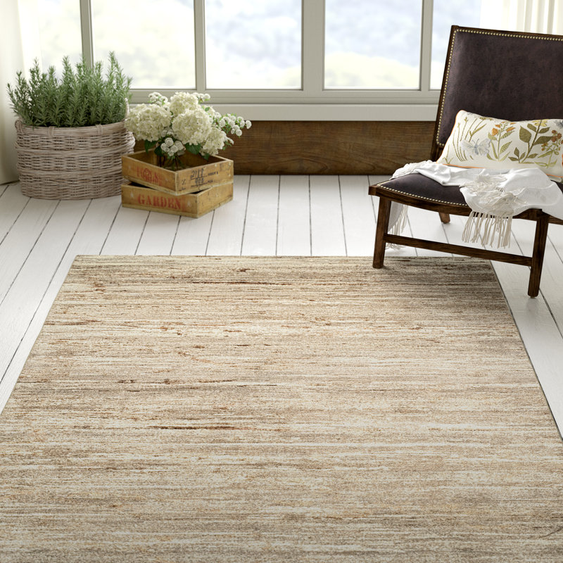 Laurel Foundry Huetter Cream/Gold Area Rug & Reviews Wayfair.co.uk